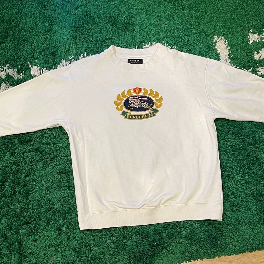 Vintage burberry crewneck - L